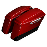 HR3 Billiard Red / Vivid Black Hard Saddlebags (Regular) For 14-23 Harley Touring